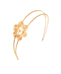 Tiara Caracol Flor