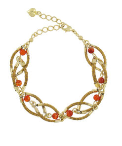 Pulseira Trançada com pedras