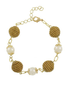 Pulseira Orbi com pérolas